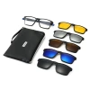 Fishing sunglasses, polarized sunglasses, necklaces, magnetic case lenses, clipper lenses, sports glasses, men's free eyeglass bags, 13 styles Specification image
